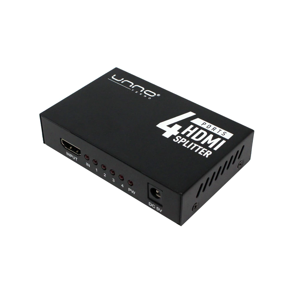 Unno HB1205BK HDMI 4 Port Split